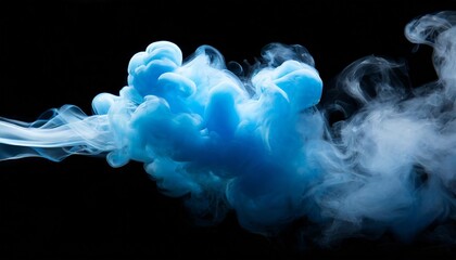 Wall Mural - clouds or blue smoke transparent png