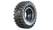 Car tire isolated on transparent background