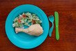 © ADDICTIVE STOCK - Plastic Waste Mimicking Food on Children's Plate