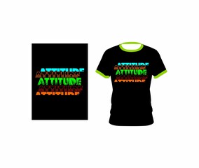 Poster - ATITUDE STREETWEAR T-SHIRT DESIGN