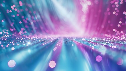 Leinwandbilder - Pink magenta purple blue teal green abstract background Line Space for design Bright Color gradient Modern Elegant Glow sparkle glitter glossy shiny Web banner Long Wide Website header : Generative AI