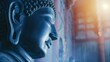 the largest Buddha : Generative AI