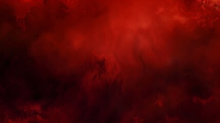 Poster - Abstract dark red background Dramatic fiery bloody sky Fantastic golden sunset background with copy space for design Halloween evil armageddon apocalypse concept Web banner : Generative AI