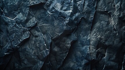 Poster - Blue grunge background Toned mountain texture Closeup Black rock background Dark blue stone backdrop Enchanted fantasy world : Generative AI