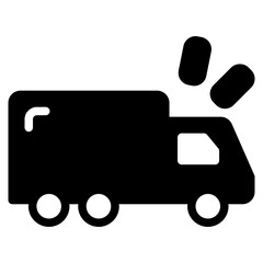 Poster - Delivery Truck Icon