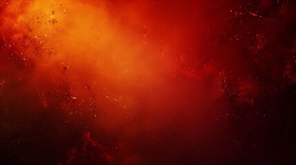 Poster - Abstract dark red background Dramatic fiery bloody sky Fantastic golden sunset background with copy space for design Halloween evil armageddon apocalypse concept Web banner : Generative AI