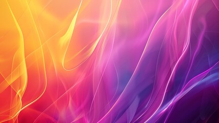 Aufkleber - Yellow red purple abstract background Gradient Blend Bright colorful rainbow background with space for design Multicolor Mothers day Web banner Wide Panorama : Generative AI