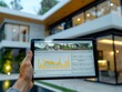Detailed property sales report on a digital tablet showcasing market insights for effective estate management