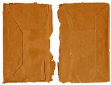 Altes Zerrissenes Packpapier Natronkraftpapier Papiereinband - Alt Und Auseinandergerissen