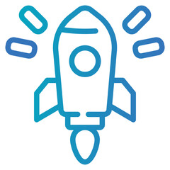 Sticker - Rocket Icon