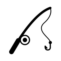 Sticker - Fishing rod icon