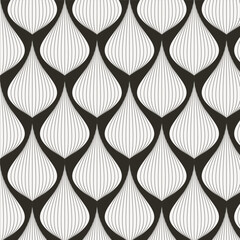 Sticker - Seamless pattern with abstract lines
