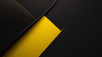 fondo superpuesto negro y amarillo. textura con patrón de metal oscuro. diseño vectorial de dimensió