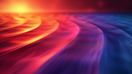 Wall Mural - Abstract sunset