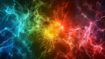 Wall Mural - colorful abstract background with lights.