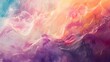 Abstract Wallpaper with Colorful Swirling Paint and Magenta Amber Tones