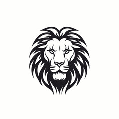 Sticker - Lion head logo design vector template. Lion head vector illustration.