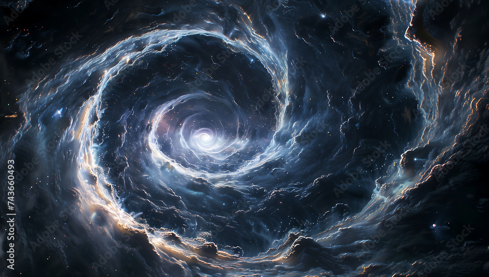 Alien planets and stars, galaxy concept map, universe, planet birth ...
