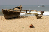 Fototapeta Tęcza - Fishing boat, Goa, India