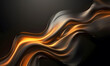 Burning fire flames on dark background