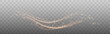 © Виктория Проскурина - Festive decoration in the form of luminous flying wind surrounded by light dust and golden  lines. Light effect for ceremonies, awards, prizes, motivations, invitations, banners, cards, videos.