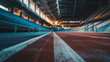 © Meritxell Cid - An indoor athletics track ready for training