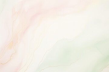 Aufkleber - A photo featuring a white and green marble background with a subtle light pink hue, creating a serene and elegant ambiance