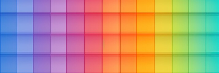 Poster - Swirling lines of vibrant colors come together in a symphony of motion on a multicolored background