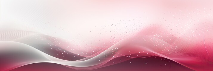 Aufkleber - Soft pink and white waves gracefully intersect, creating a soothing abstract background