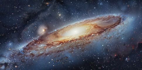 Wall Mural - universe background wallpaper. colorful space galaxy of cosmos.