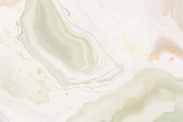 Poster - This photo captures the beauty of a white and green marble texture background, showcasing the intricate patterns and unique blend of colors