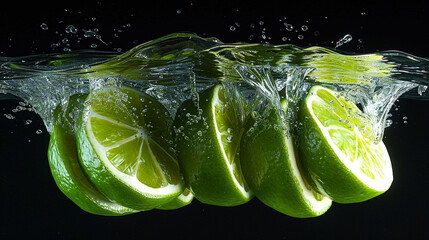 Sticker - lime in water