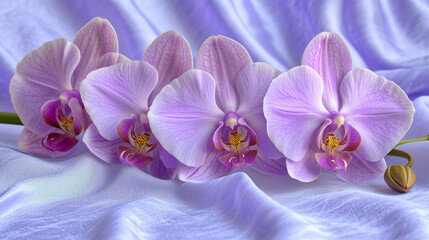 Poster - purple orchid flower