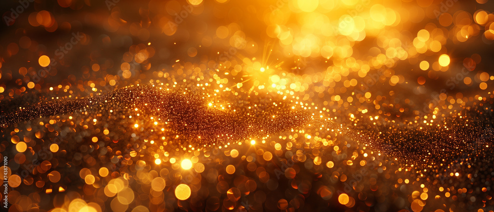 Sparkling Golden Glitter Background gold texture Stock Illustration ...