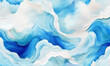Watercolor surface ocean water wave, seamless blue water ocean wave background. Blue water ocean surfing wave.