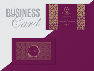 Wall Mural - Luxury business card design template.