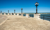 Fototapeta Dziecięca - Lungomare Nazario Sauro. Seafront promenade in the city of Bari, Puglia region (Apulia), southern Italy,Europe, September 18, 2022