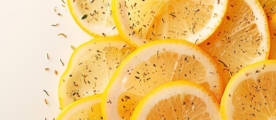 Aufkleber - Sliced lemon herb crusted chicken breast. with copy space image. Place for adding text or design
