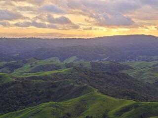 Poster - A scene after the rains in the East Bay hills of Northern California