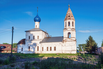 Wall Mural - Church of Cosmas and Damian in Rostov, Golden Ring Russia.