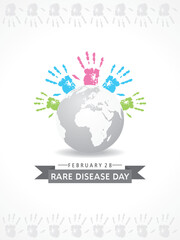 Wall Mural - Rare Disease Day observed on February 28