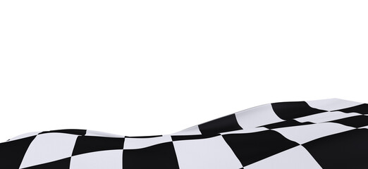 Wall Mural - Checkered flag, race flag background - PNG