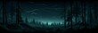 Dark Mysterious Forest Landscape Background image HQ Print 15232x5120 pixels. Neo Game Art V5 27