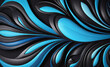 Abstraktes Blau und Schwarz sind helle Muster mit dem Farbverlauf ist die mit Bodenwand-Metallstruktur, weichem Tech-Diagonalhintergrund, schwarz, dunkel, sauber, modern.