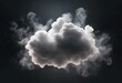 Smoke cloud shapes on dark backgrounds specials effect