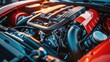 © Artyom - Highly detailed car engine bay of a performance vehicle