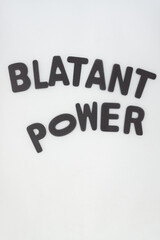 Poster - blatant power