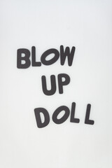 Sticker - blow up doll