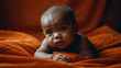 baby infant cute innocent facial expression with blurred background.happy,smiling. 