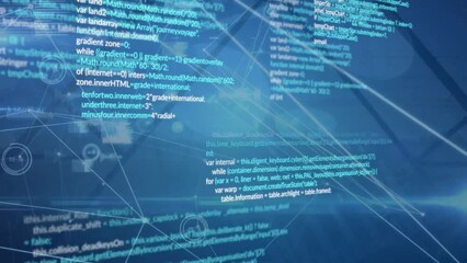 Animation of digital data processing over computer servers